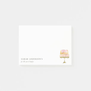 Minimal Pastel Colorful Watercolor Cake Bakery Post-it Notes