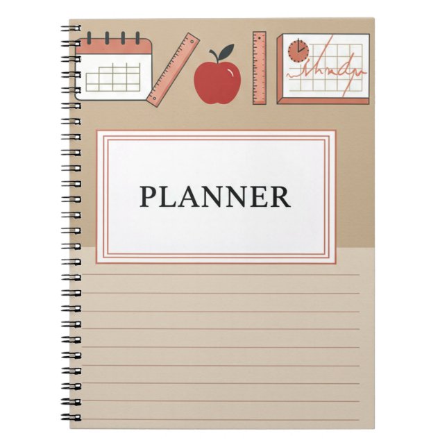 Minimal Pastel Cover Notebook (Front)