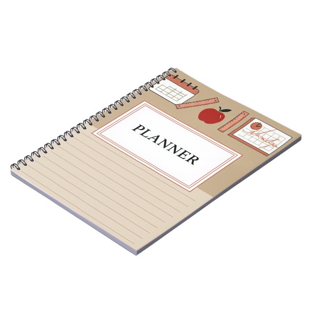 Minimal Pastel Cover Notebook (Left Side)