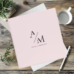 Minimal Pastel Pink Initial & Personalized  Binder<br><div class="desc">Stay organized in style with this Minimal Pastel Pink Initial & Personalized 3-Ring Binder. Featuring a sleek and minimalist design, this binder adds a touch of elegance to your office or school supplies. The soft pastel pink background offers a sophisticated look, while the personalized initial or name makes it uniquely...</div>