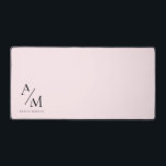 Minimal Pastel Pink Initial & Personalized  Desk Mat<br><div class="desc">Elevate your workspace with this Minimal Pastel Pink Initial & Personalized Desk Mat. Featuring a sleek and minimalist design, this desk mat adds a touch of elegance and personalization to your office or home workspace. The soft pastel pink background offers a sophisticated look, while the personalized initial or name makes...</div>