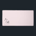 Minimal Pastel Pink Initial & Personalized  Desk Mat<br><div class="desc">Elevate your workspace with this Minimal Pastel Pink Initial & Personalized Desk Mat. Featuring a sleek and minimalist design, this desk mat adds a touch of elegance and personalization to your office or home workspace. The soft pastel pink background offers a sophisticated look, while the personalized initial or name makes...</div>