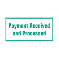 Minimal "Payment Received and Processed"