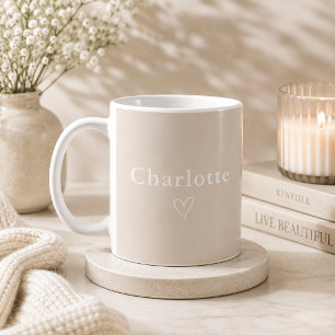 Minimal Personalized Name Mug