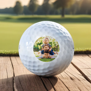 Minimal Personalized Photo Keepsake Gift for Dad Golf Balls