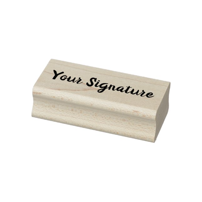 Minimal Personalized Signature Name Script Font Rubber Stamp (Stamp)