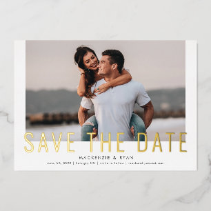 Minimal Photo Save the Date