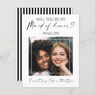 Minimal Photo   Will You Be My Maid Of Honour