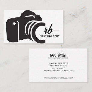 Minimal Photographer Business Card