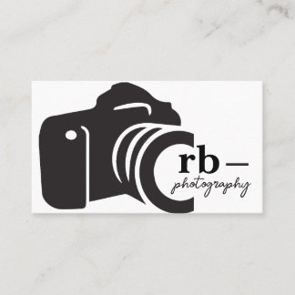 Minimal Photographer Business Card