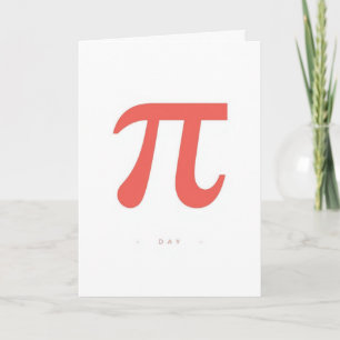 Minimal Pi Day Symbol Design – Modern Math Graphic Card