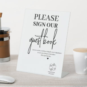 Minimal Please Sign Our Guest Book Wedding