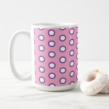 Minimal Polka Dot coffee mug