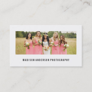Minimal Portrait   Photography Business Cards