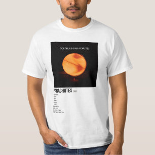 minimal poster of the album parachutes T-Shirt
