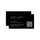 Minimal Professional QR Code Black