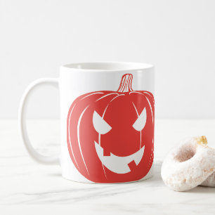 Minimal Pumpkin Trick or Treat Mug