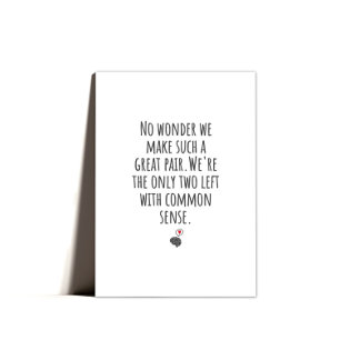 Minimal Punny Happy Valentines Day Holiday Card