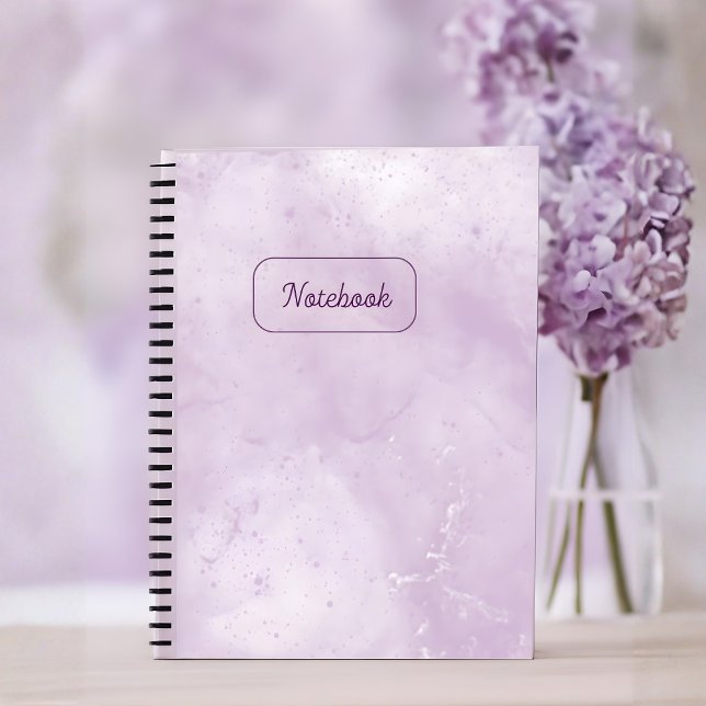Minimal Purple Marble Notebook (Creator Uploaded)