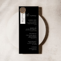 Minimal Reception Mini Guest's Profile Card 6 in 1