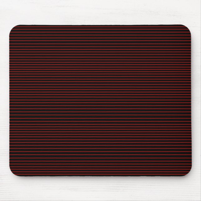 Minimal red lines mouse pad (Front)