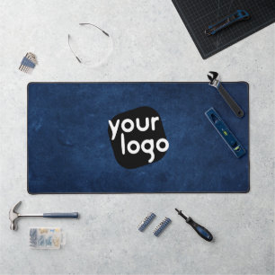 Minimal Retro Chic Neutral Navy Blue Ajouter Votre