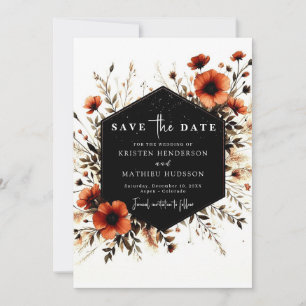 Minimal Romantic Terracotta Wedding Save The Date
