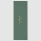 Minimal Sage and Gold Branch Calligraphy Wedding  