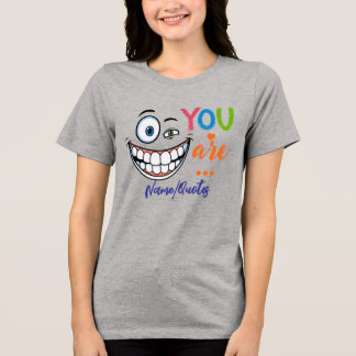 Minimal Sarcastic Quote Tri-Blend Shirt