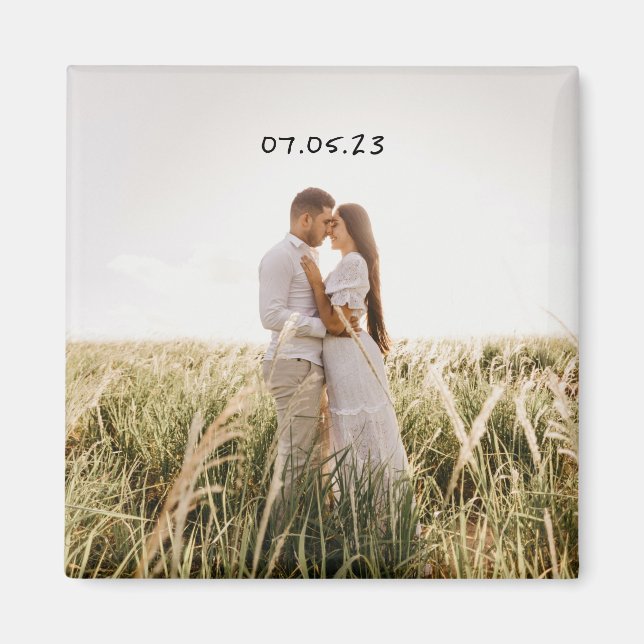 Minimal Save The Date Magnet (Front)