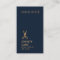 Minimal Scissors Hair Stylist Vertical LoyaltyCard