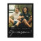 Minimal Script Groomsman Proposal Card with Photo