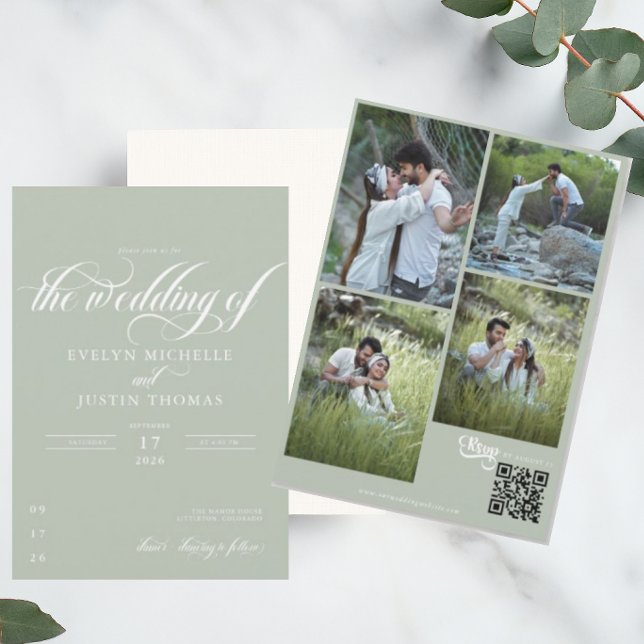 Minimal Script Wedding Invitation (Creator Uploaded)