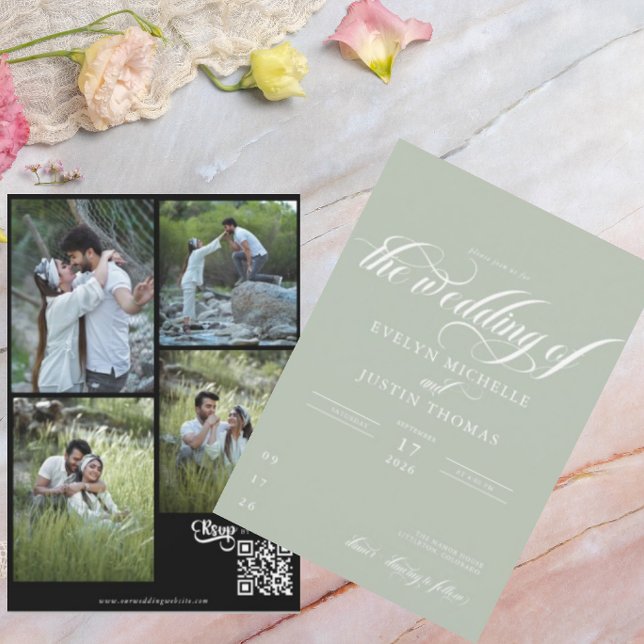 Minimal Script Wedding Invitation (Creator Uploaded)