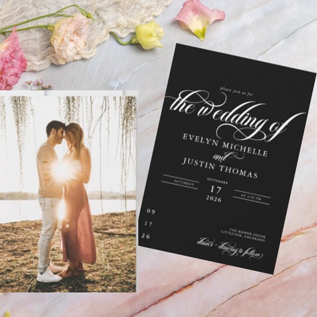 Minimal Script Wedding Invitation (Creator Uploaded)