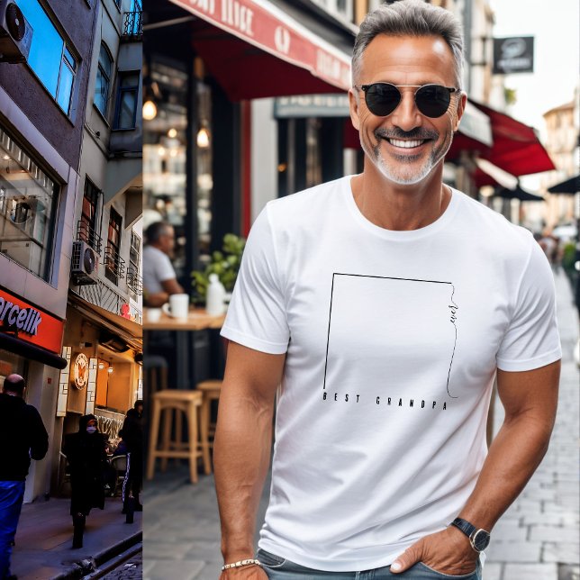 Minimal + Scripted  Best Grandpa Ever Men  T-Shirt (Creator Uploaded)