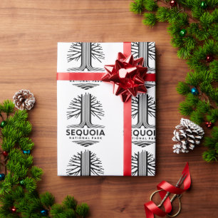 Minimal Sequoia National Park Wrapping Paper