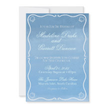 Minimal Shells Wedding Invitation