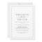 Minimal Silver Brunch with the Bride Bridal Shower