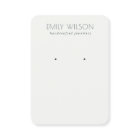 Minimal Simple Black And White Earring Display