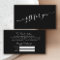 Minimal Simple Black White Script Gift Certificate