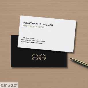 Minimal Simple Business Logo Card