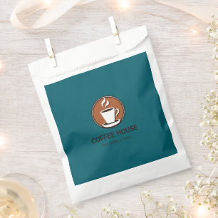 Minimal Simple Coffee Shop barista Favour Bag