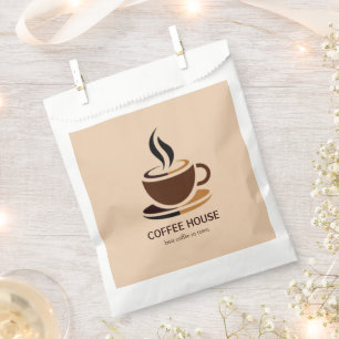 Minimal Simple Coffee Shop barista  Favour Bag