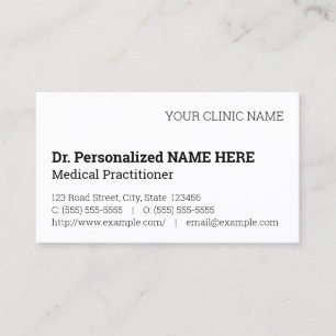 Minimal, Simple & Humble Business Card