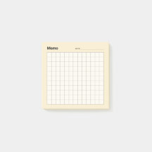 Minimal Simple Memo Grid
