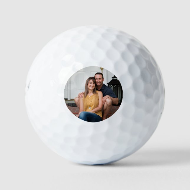 Minimal Simple Photo Golf Balls (Front)