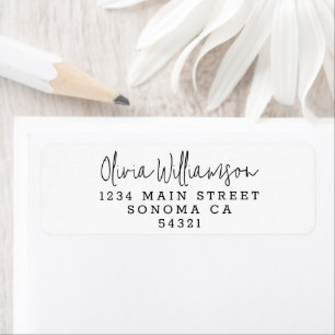 Minimal Simple Script Modern Return Address