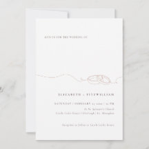 Minimal Simple Wedding Rings | Blush Pink Wedding