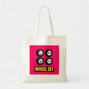 Minimal Skateboard wheel set Tote Bag